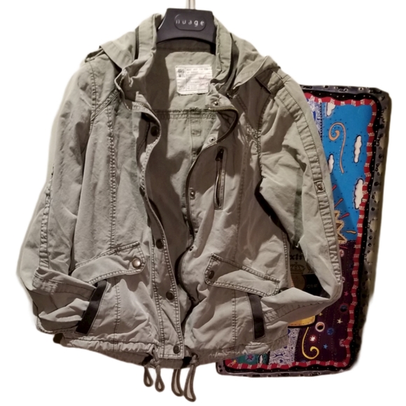 GARAGE Wmns Khaki Cargo Jacket (Size XS) - Picture 5 of 15